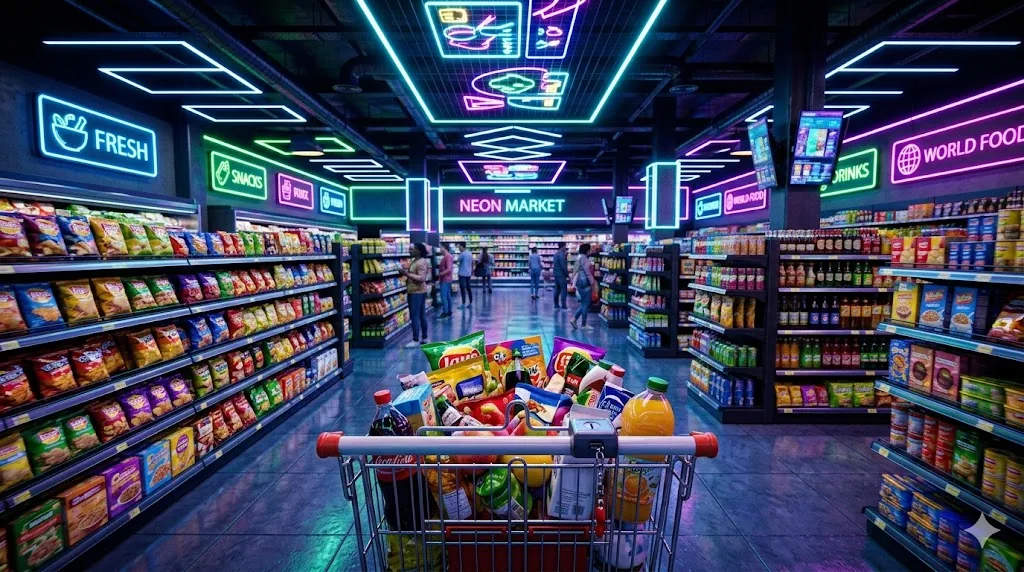SyncLive en action sur Supermarket Simulator